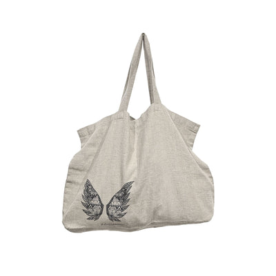 Zoco Home Decor/Accessories Linen Tote Bag | Stonewashed Natural | 60x35cm