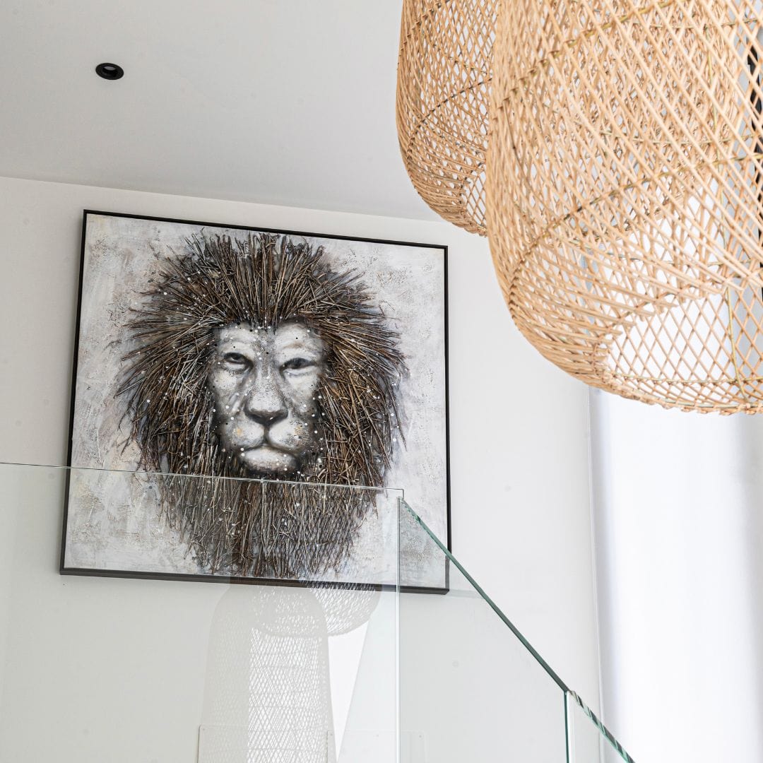 Zoco Home Lion Wall Art | 122.5x122.5cm