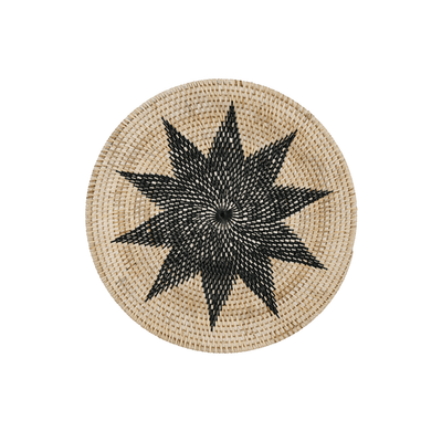 Zoco Home Decor/Accessories Lontar Deco Basket | Decagram Motif | 40cm