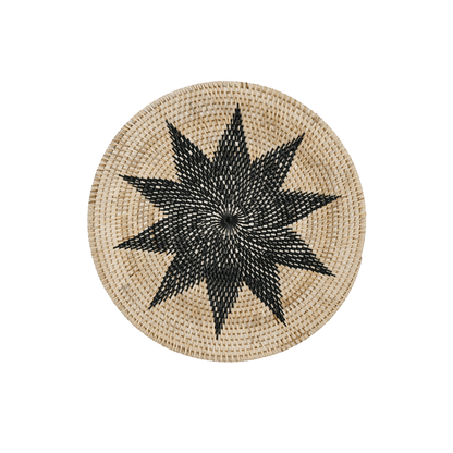 Zoco Home Decor/Accessories Lontar Deco Basket | Decagram Motif | 40cm