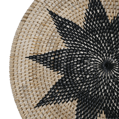 Zoco Home Decor/Accessories Lontar Deco Basket | Decagram Motif | 40cm