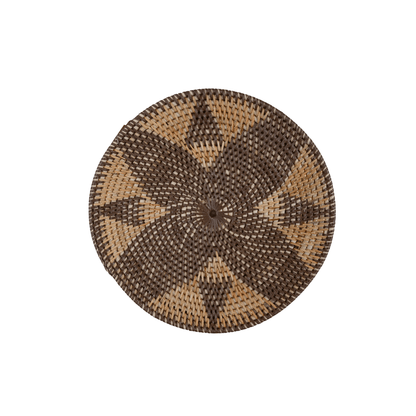 Zoco Home Lontar Deco Basket | Diamond Motif | 30cm