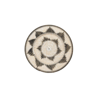 Zoco Home - Cestino decorativo da parete Lumos | Nero/Bianco | 40 cm