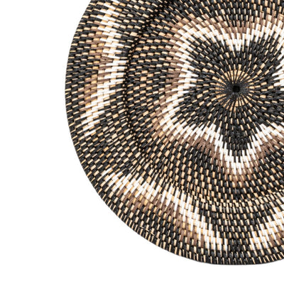 Zoco Home - Cestino decorativo da parete Lumos | Marrone | 40 cm