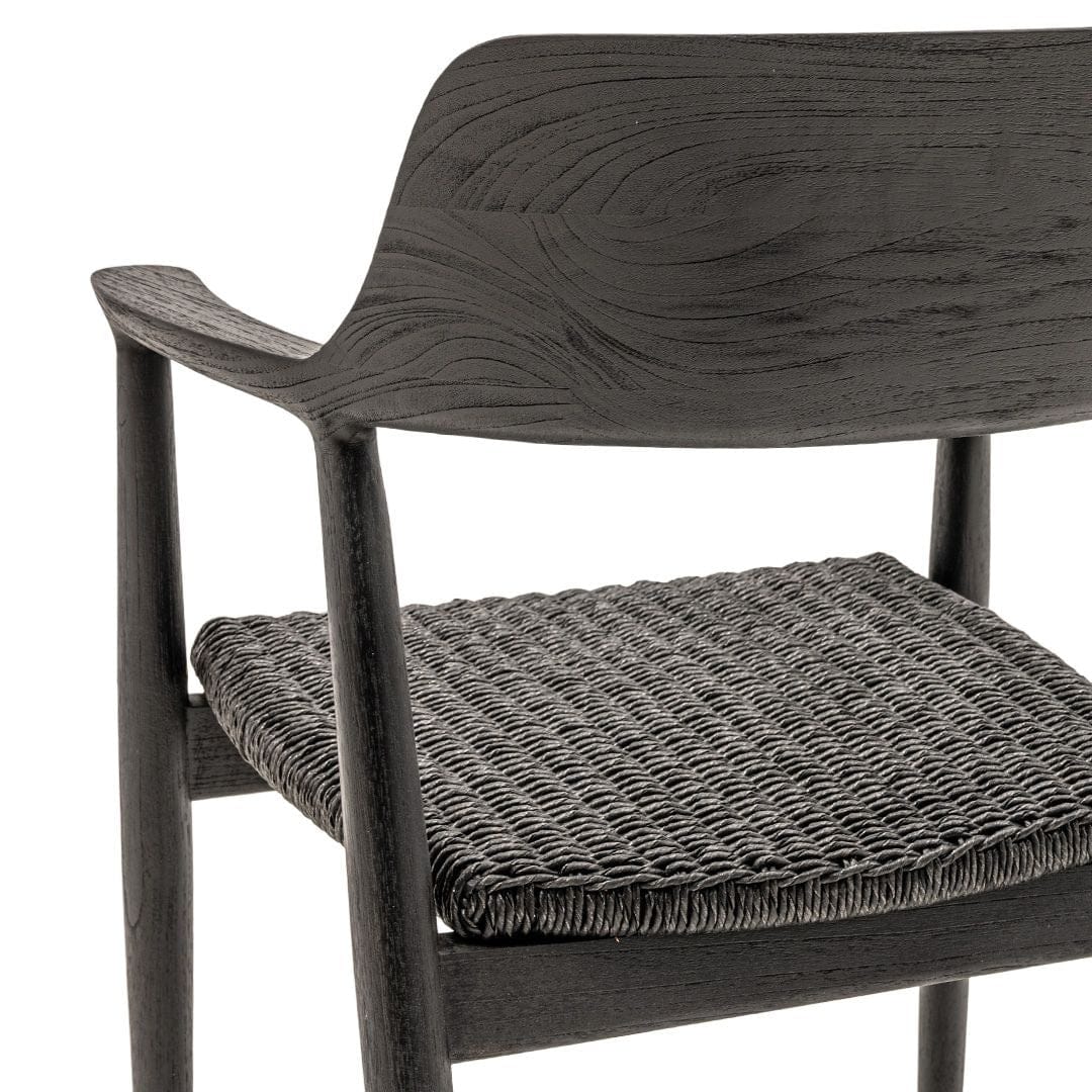 Zoco Home Outdoor/Chair/Dining Lyra Dining Chair | Black