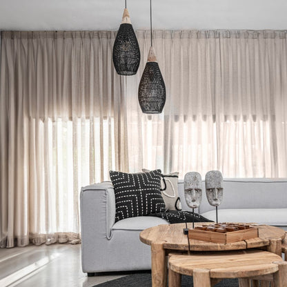 Zoco Home Decor/Lighting Mallorca Ceiling Lamp | Black | 25cm