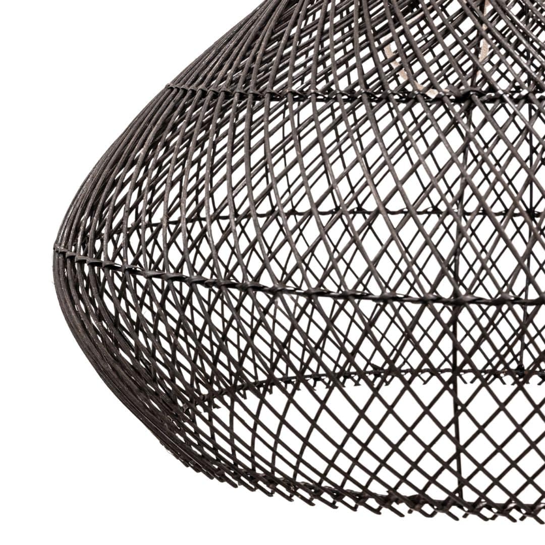 Zoco Home Furniture Mallorca Ceiling Lamp | Black | 60cm