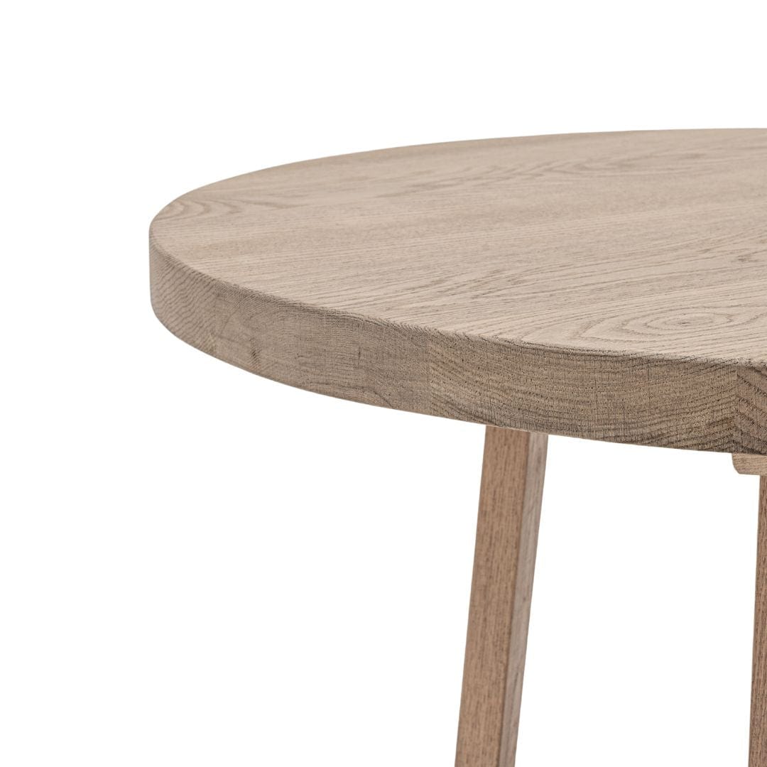 Zoco Home Furniture/Table/Dining Mallorca Oak Round Dining Table | 120cm