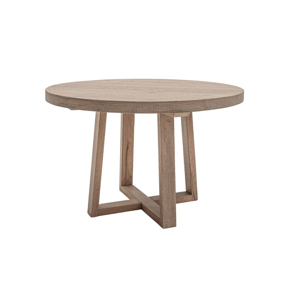 Zoco Home Furniture/Table/Dining Mallorca Oak Round Dining Table | 120cm