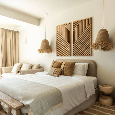 Zoco Home | Wandpaneel „Maluku“ | Diagonal 120 x 70 x 4 cm