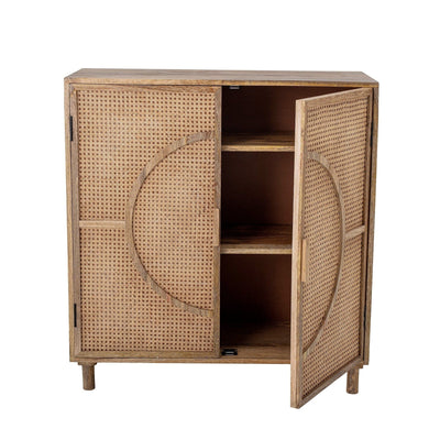 Zoco Home Mangoholz-Schrank | Naturfarben 95 x 40 x 100 cm
