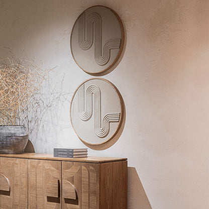 Zoco Home Decor/Accessories Maze Wall Art | Natural