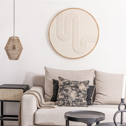 Zoco Home Decor/Accessories Maze Wall Art | Off-White