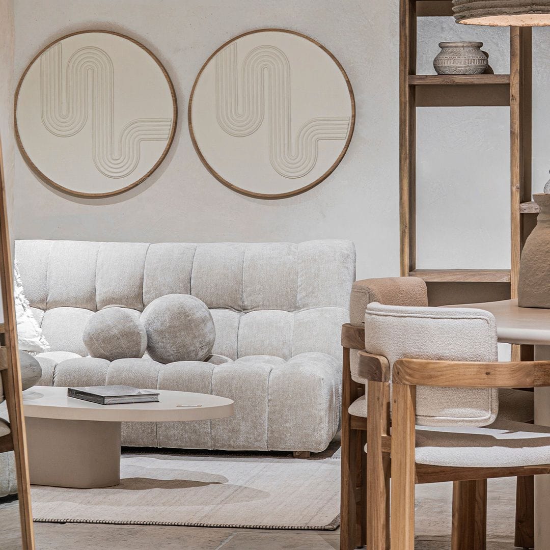 Zoco Home Decor/Accessories Maze Wall Art | Off-White