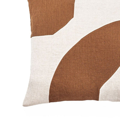 Zoco Home Housse de coussin Meira Brown Sugar | 50 x 50 cm