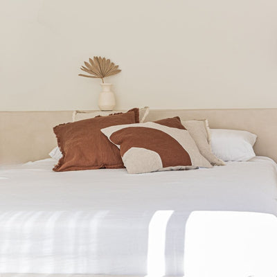 Zoco Home Housse de coussin Meira Brown Sugar | 50 x 50 cm