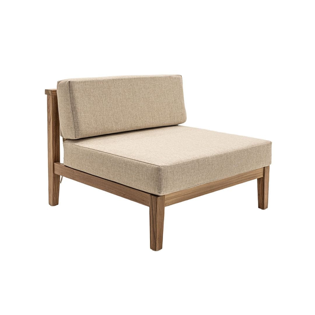 Menorca Woven Back Centre Module | Oat
