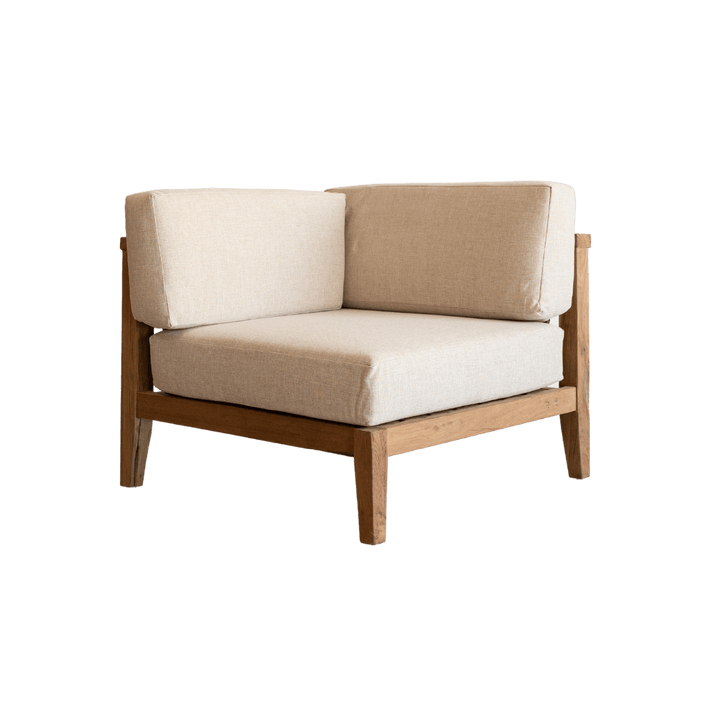 Zoco Home Outdoor Sectional Sofa Units Menorca Corner Module | 88x88x65cm