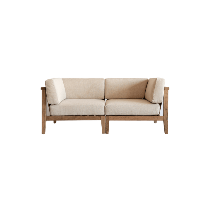 Zoco Home Outdoor Sectional Sofa Units Menorca Corner Module | 88x88x65cm