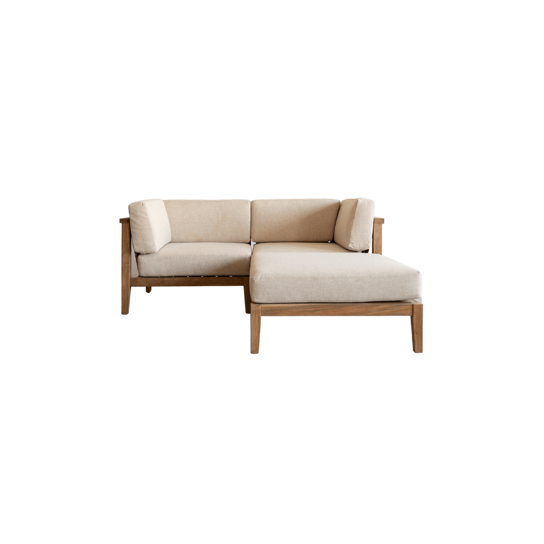 Zoco Home Outdoor Sectional Sofa Units Menorca Corner Module | 88x88x65cm