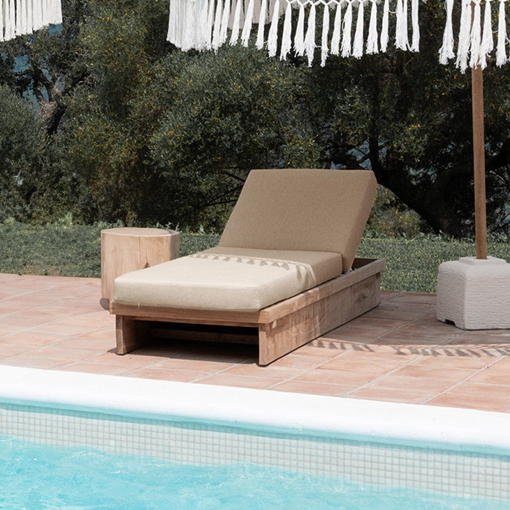 Zoco Home Menorca Sunbed | 200x70x25cm