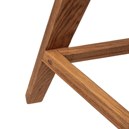 Zoco Home Menorca Teak Bar Stool | 35x35x76cm