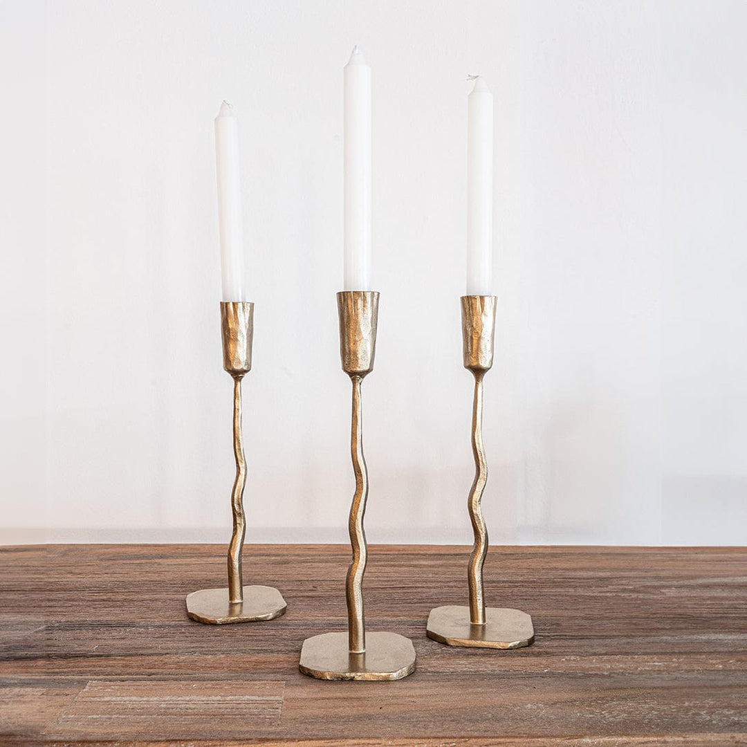 Zoco Home Metal Candle Holder | Brass