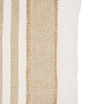 Zoco Home Minoa quadratisches Kissen mit Streifenmuster | 50 x 50