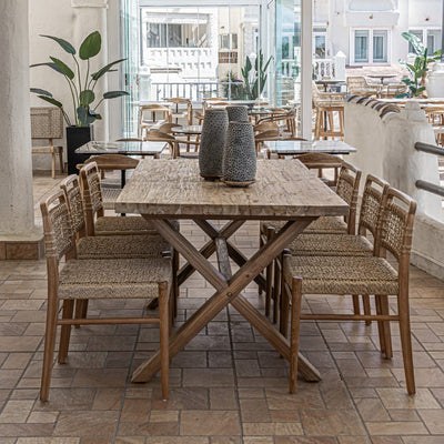 Zoco Home - Table de salle à manger d'extérieur Munduk