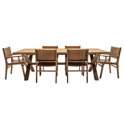 Zoco Home Furniture/Bundle Munduk Table + Samar Dining Chairs | Bundle