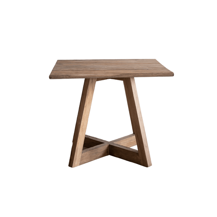 Zoco Home Outdoor Tables Munduk Teak Outdoor Dining Table | Natural 85x85x75cm