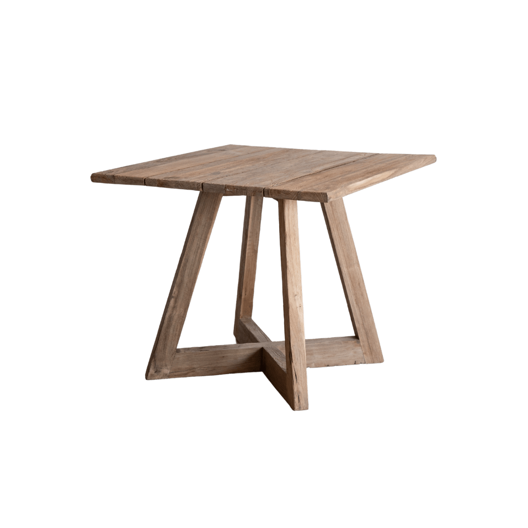 Zoco Home Outdoor Tables Munduk Teak Outdoor Dining Table | Natural 85x85x75cm