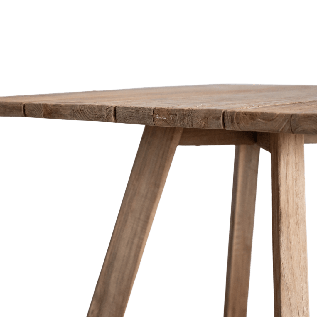 Zoco Home Outdoor Tables Munduk Teak Outdoor Dining Table | Natural 85x85x75cm