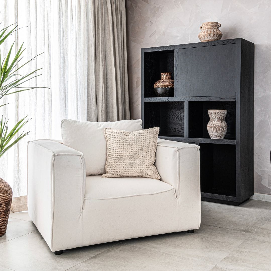 Zoco Home Mykonos Single Sofa Unit | 100x120x70cm