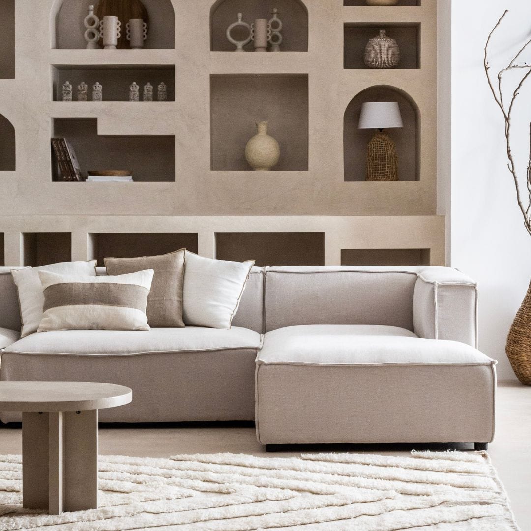 Zoco Home Furniture/Sofa Mykonos Soma Chaise Longue Sofa