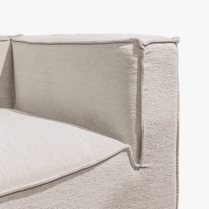 Zoco Home Furniture/Sofas Mykonos Vibe Easy Clean Chaise Longue Sofa