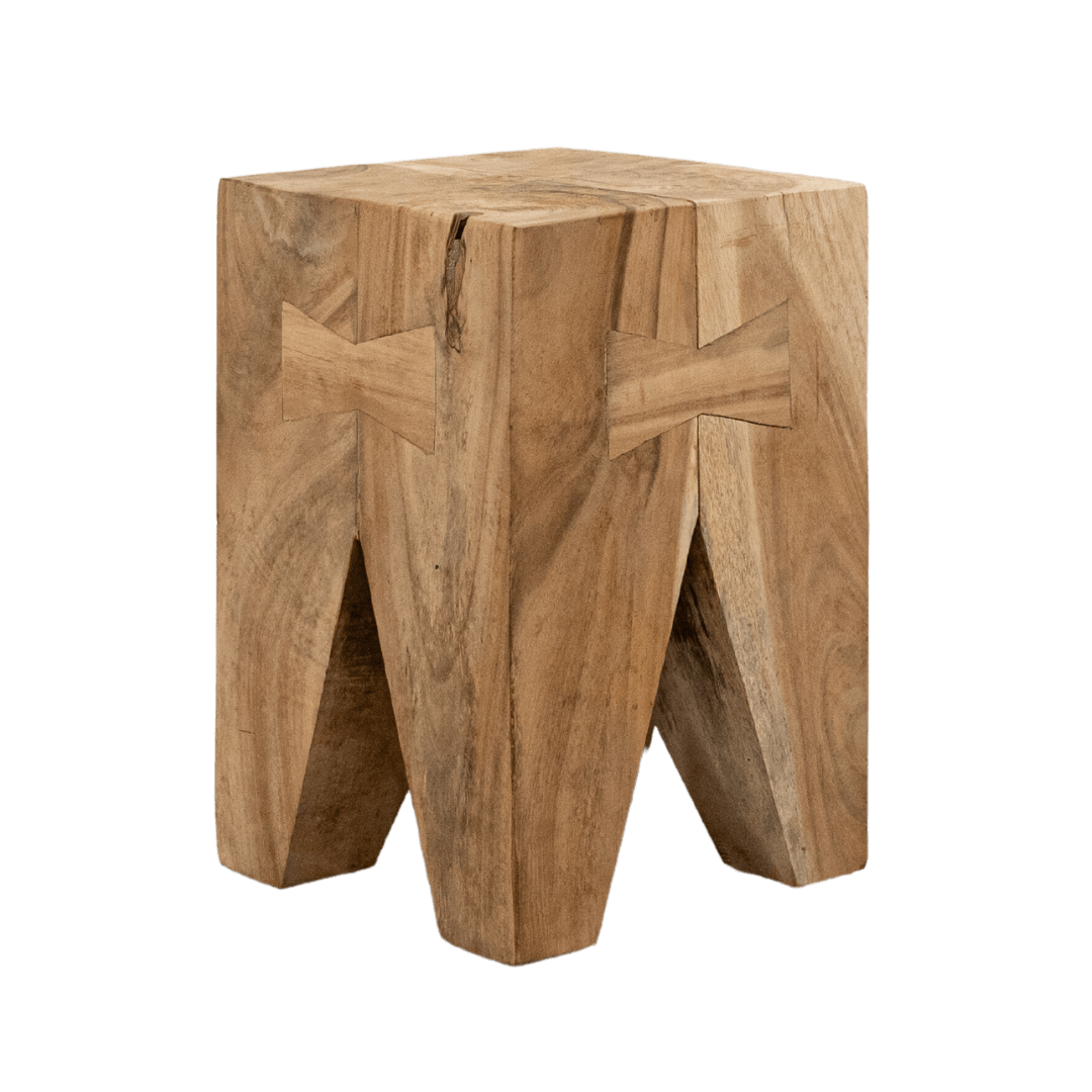 Zoco Home Furnitures Mylai Corner Stool