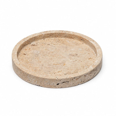 Zoco Home Decor/Accessories Naira Travertine Round Tray