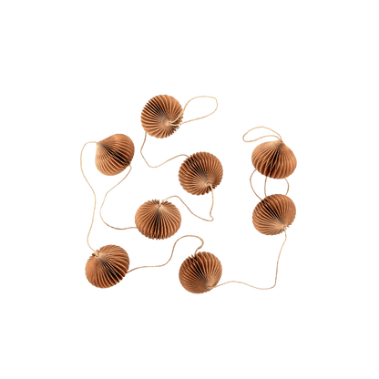 Zoco Home Decor/Christmas Natural Paper Garland