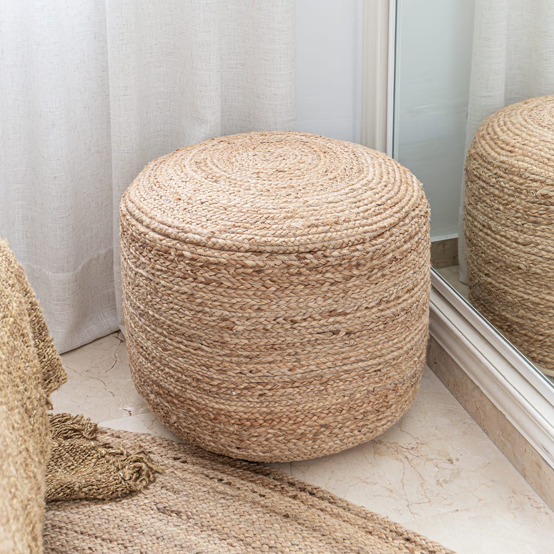 Zoco Home Furniture/Chair/Pouf Nayla Pouf