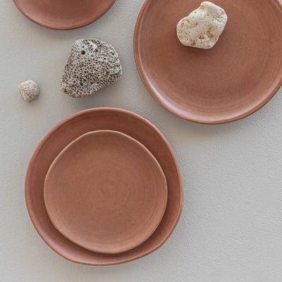 Zoco Home Decor/Kitchen/Tableware Nomad Plate | 19cm | Terracotta | Set of 4