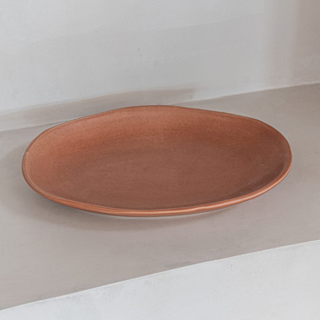 Zoco Home Decor/Kitchen/Tableware Nomad Plate | 25cm | Terracotta | Set of 4