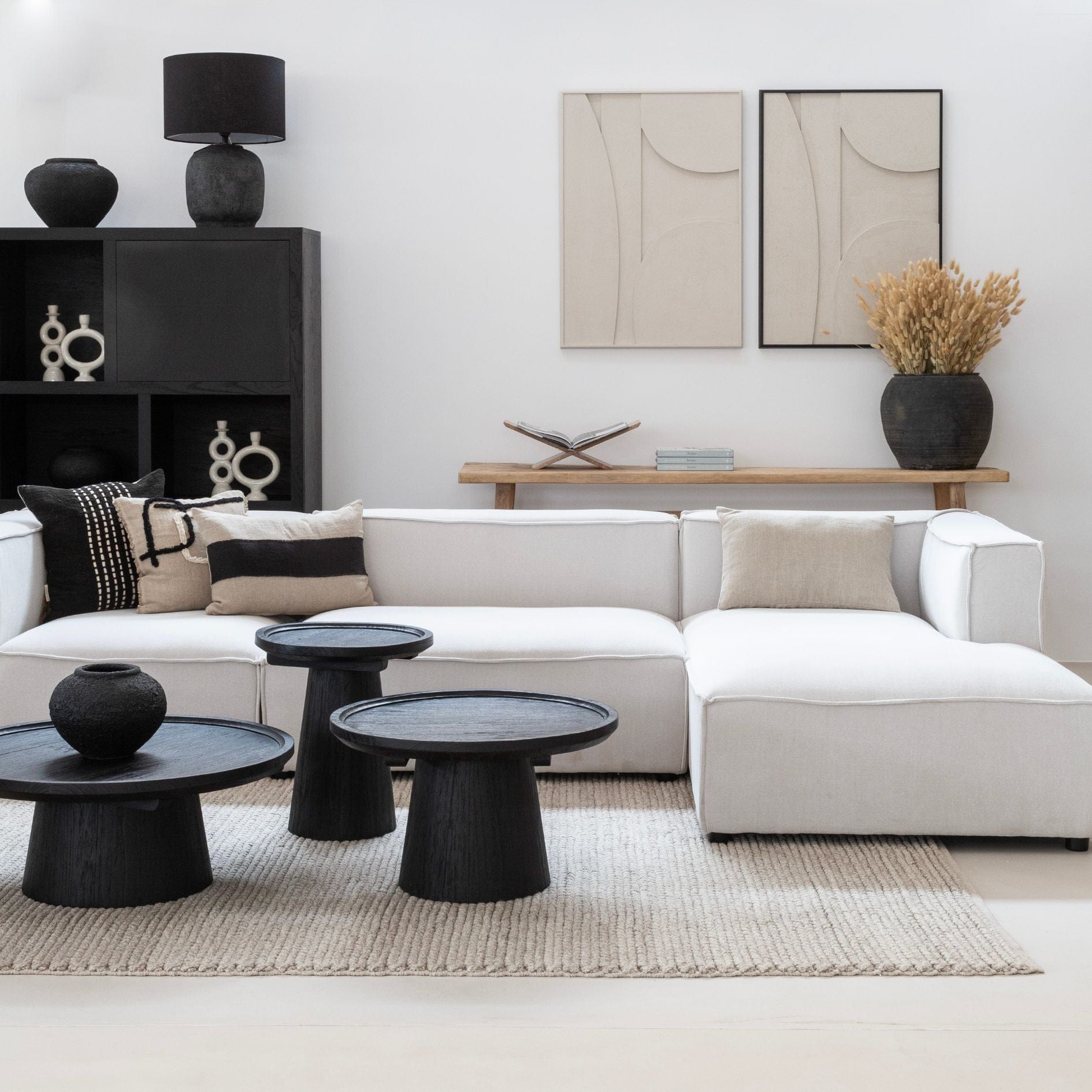 Zoco Home Furniture/Table Nuku Coffee table | Black 65cm