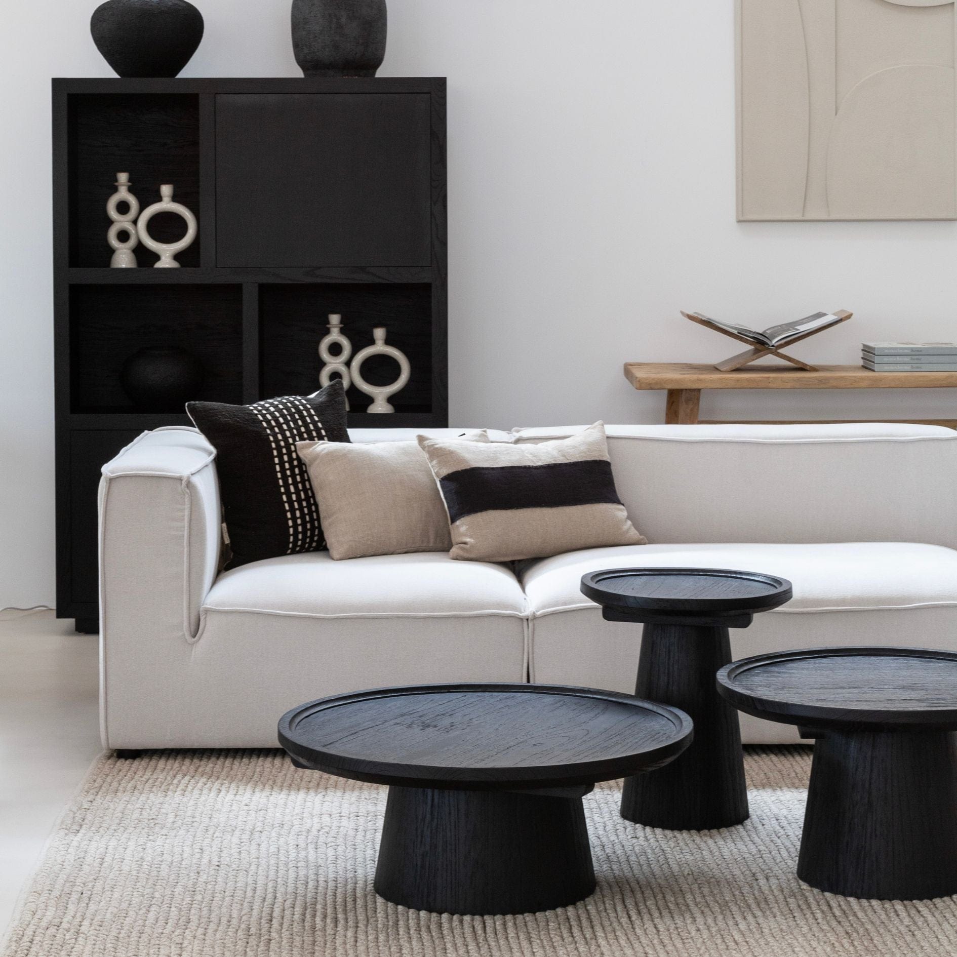 Zoco Home Furniture/Table Nuku Coffee table | Black 80cm