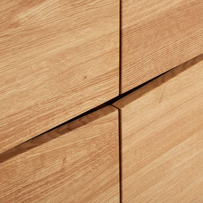 Zoco Home Eichenschrank | Natur 85 x 45 x 155 cm