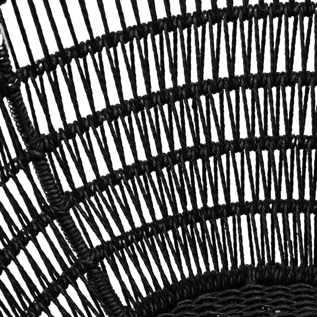 Zoco Home Outdoor/Chair/Dining Organic Chair | Black