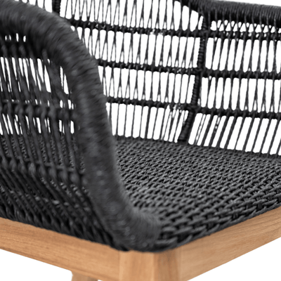 Zoco Home Outdoor/Chair/Dining Organic Chair | Black