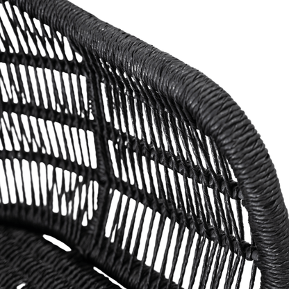 Zoco Home Outdoor/Chair/Dining Organic Chair | Black