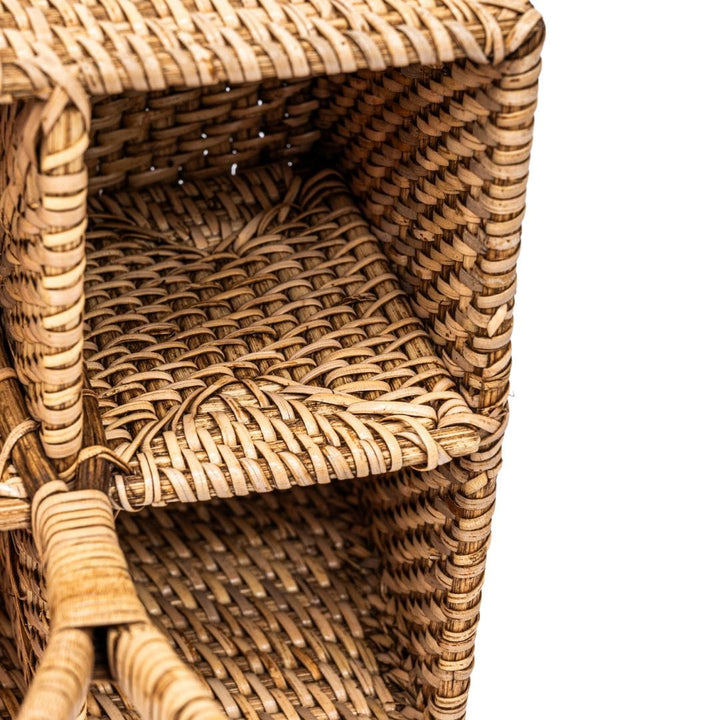 Zoco Home Decor/Kitchen Organic Rattan Cutlery Holder