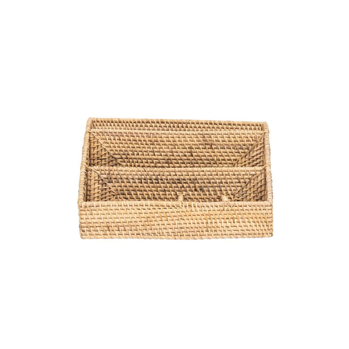 Zoco Home Home Accesories Organic Rattan Desk Organizer | 35x20cm